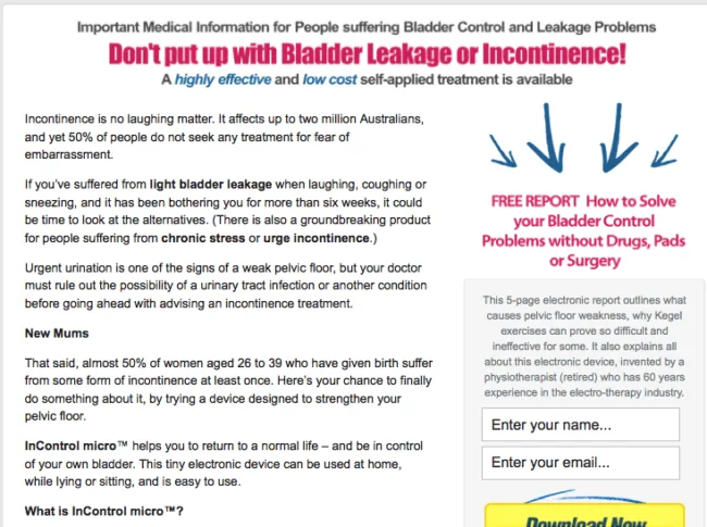 How to Solve Bladder Problems - Report How to Solve Bladder Problems - Report