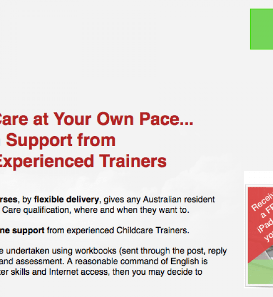 childcare copywriting sample