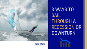 3 ways sail through recession