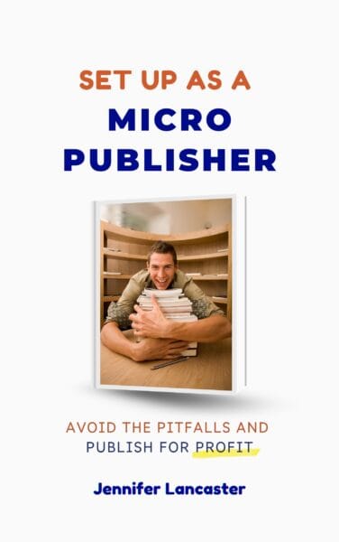 set up as a micro publisher book cover